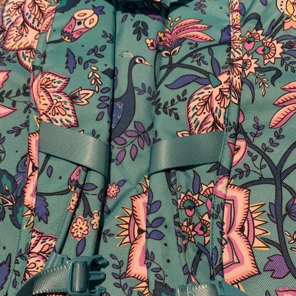 Vera Bradley large backpack Peacock Garden Lighten up Sporty bag NWT Artsy RARE!